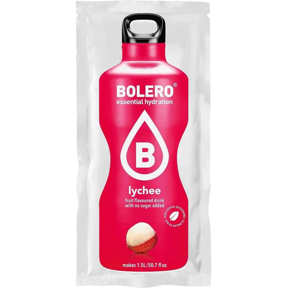 image:imageBolero Drink Dragonfruit 12 x 9 g Suffisant pour 15 l 25 l boisson sans sucre et sans gaz carbonique Sans aspartame Sucr la stviaLitchi