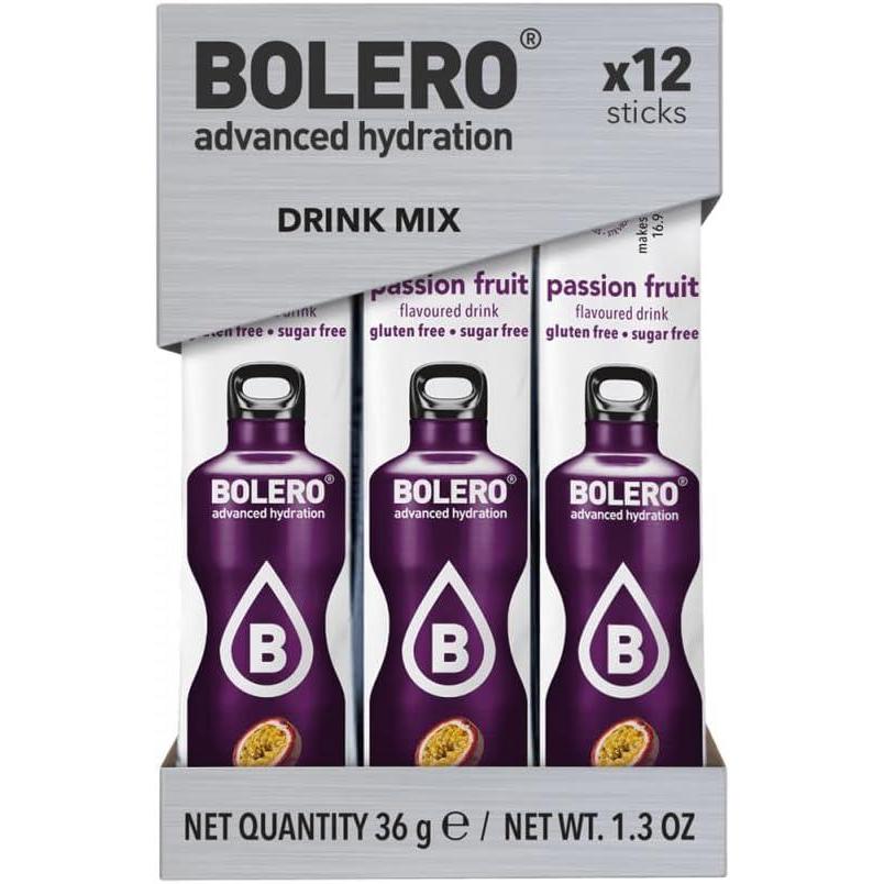 image:imageBolero Drink Dragonfruit 12 x 9 g Suffisant pour 15 l 25 l boisson sans sucre et sans gaz carbonique Sans aspartame Sucr la stviaPassion Fruit
