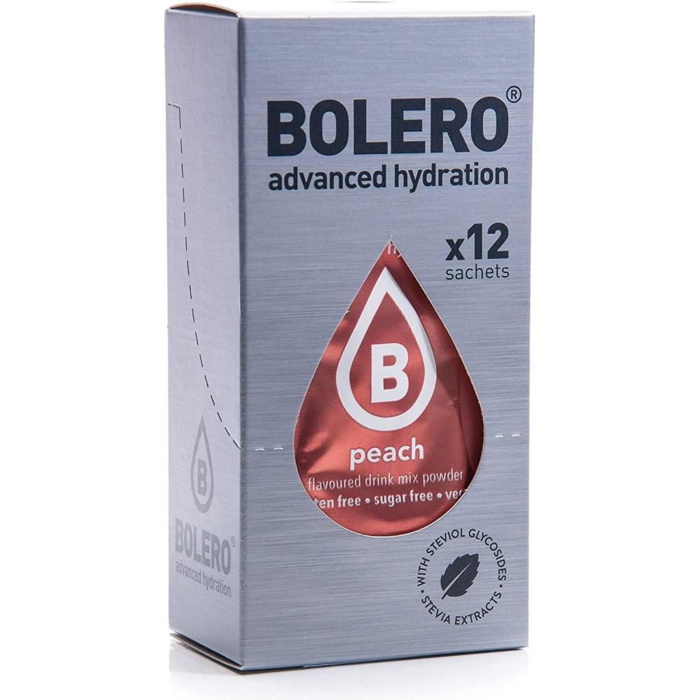 image:imageBolero Drink Dragonfruit 12 x 9 g Suffisant pour 15 l 25 l boisson sans sucre et sans gaz carbonique Sans aspartame Sucr la stviaPeach