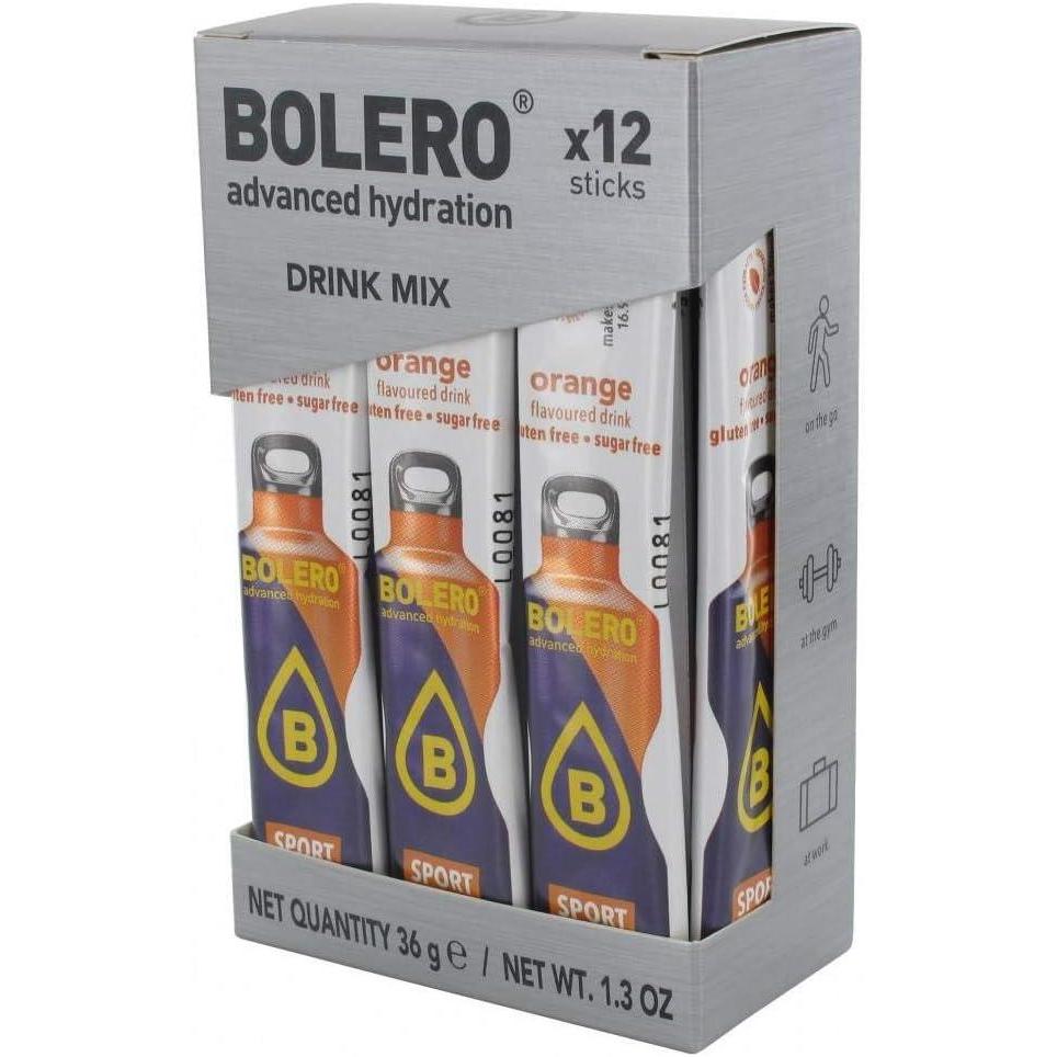 image:imageBolero Drink Dragonfruit 12 x 9 g Suffisant pour 15 l 25 l boisson sans sucre et sans gaz carbonique Sans aspartame Sucr la stviaSport Orange