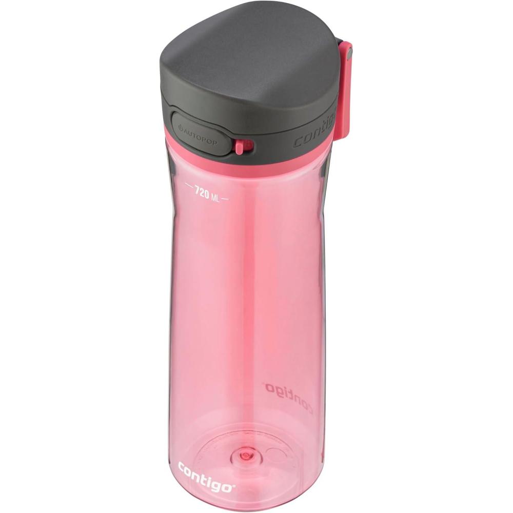 image:imageContigo Jackson Bouteille deau grande bouteille de 720 ml 100 tanche et compatible lavevaisselle idale pour le sport en plein air le cyclisme la gym la randonne le travail et lcoleFrost Rose