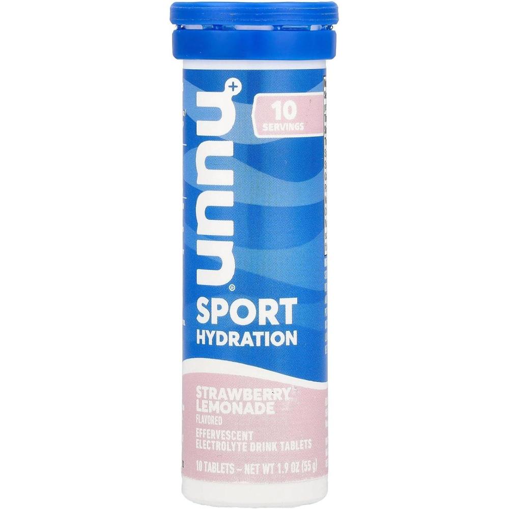 image:imageNuun Active Strawberry Lemonade Electrolyte Drink Tablets Tube of 10 TabsStrawberry Lemon