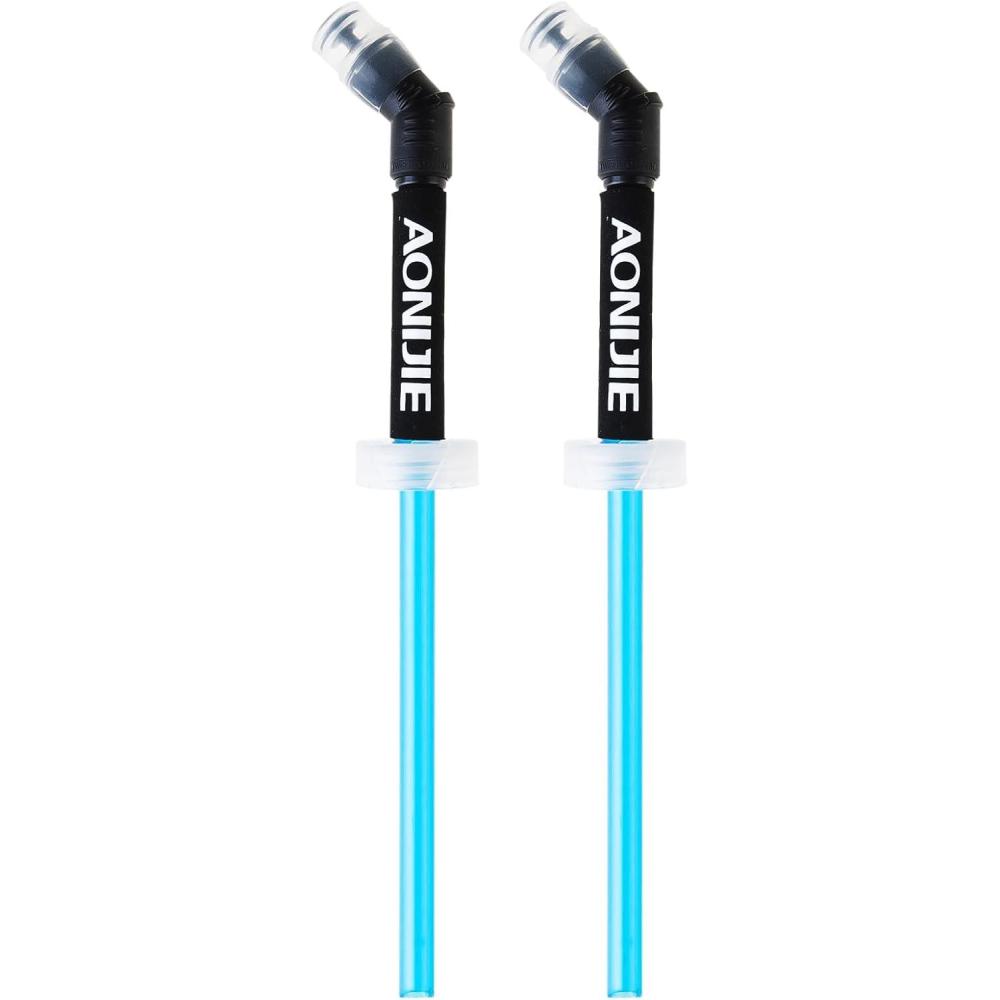 image:imageTRIWONDER Gourde Souple Pliable Flasque Running Bouteille deau Poche Hydratation Rservoir deau Flacon pour Sport Utilisation en ExtrieurPaille