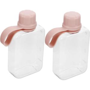 BESPORTBLE 2pièces Petite Bouteille Eau Plate De Voyage De Étanche Et Légère pour Boissons Sportives Voyages Travail Et Camping