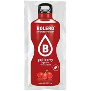 Bolero Drink Dragonfruit – 12 x 9 g – Suffisant pour 1,5 l – 2,5 l boisson sans sucre et sans gaz carbonique – Sans aspartame – Sucré à la stévia(Baies de Goji)