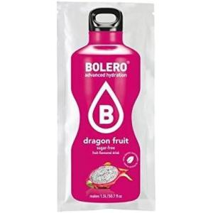 Bolero Drink Dragonfruit – 12 x 9 g – Suffisant pour 1,5 l – 2,5 l boisson sans sucre et sans gaz carbonique – Sans aspartame – Sucré à la stévia(Dragon Fruit)
