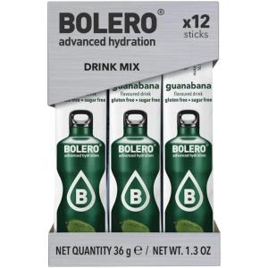 Bolero Drink Dragonfruit – 12 x 9 g – Suffisant pour 1,5 l – 2,5 l boisson sans sucre et sans gaz carbonique – Sans aspartame – Sucré à la stévia(Guanabana)