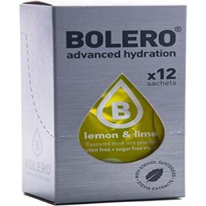 Bolero Drink Dragonfruit – 12 x 9 g – Suffisant pour 1,5 l – 2,5 l boisson sans sucre et sans gaz carbonique – Sans aspartame – Sucré à la stévia(Lemon & Lime)