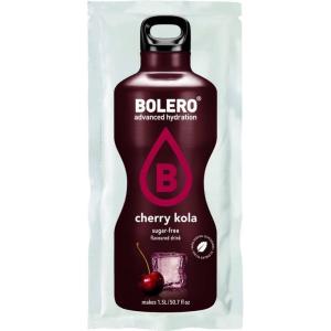 Bolero Drink Dragonfruit – 12 x 9 g – Suffisant pour 1,5 l – 2,5 l boisson sans sucre et sans gaz carbonique – Sans aspartame – Sucré à la stévia(Queue – Cerise (Cola-Cherry))