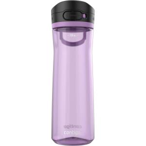 Contigo Jackson Bouteille d&rsquo;eau, grande bouteille de 720 ml, 100% étanche et compatible lave-vaisselle, idéale pour le sport en plein air, le cyclisme, la gym, la randonnée, le travail et l&rsquo;école(Pansy)