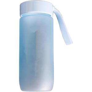 plplaaoo Bouteille d&rsquo;eau en Plastique 600 ML de Fuite de Fuite de Boisson Sportive réutilisable Bouteille avec Sangle de Transport pour école de gymnat de Voyage Mat(Bleu)