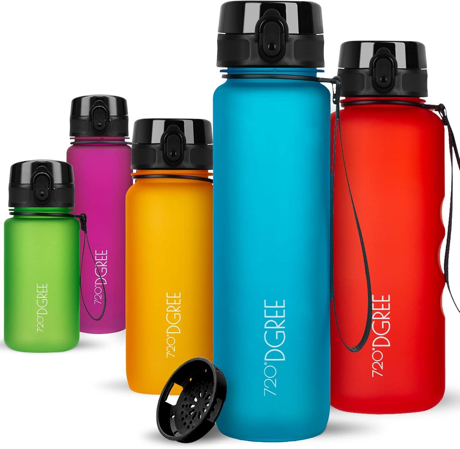 image:image720DGREE Gourde Bouteille dEau uberBottle TamisFruits 350ml 500ml 650ml 1l 15l 2l Sans BPA tanche AntiFuite Rutilisable Lgre Idal pour cole Sport Fitness Gym Travail14 Sky Blue Bleu Softtouch