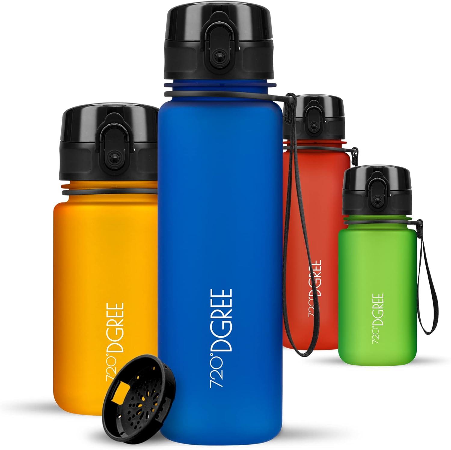image:image720DGREE Gourde Bouteille dEau uberBottle TamisFruits 350ml 500ml 650ml 1l 15l 2l Sans BPA tanche AntiFuite Rutilisable Lgre Idal pour cole Sport Fitness Gym Travail16 Royal Blue Bleu Softtouch