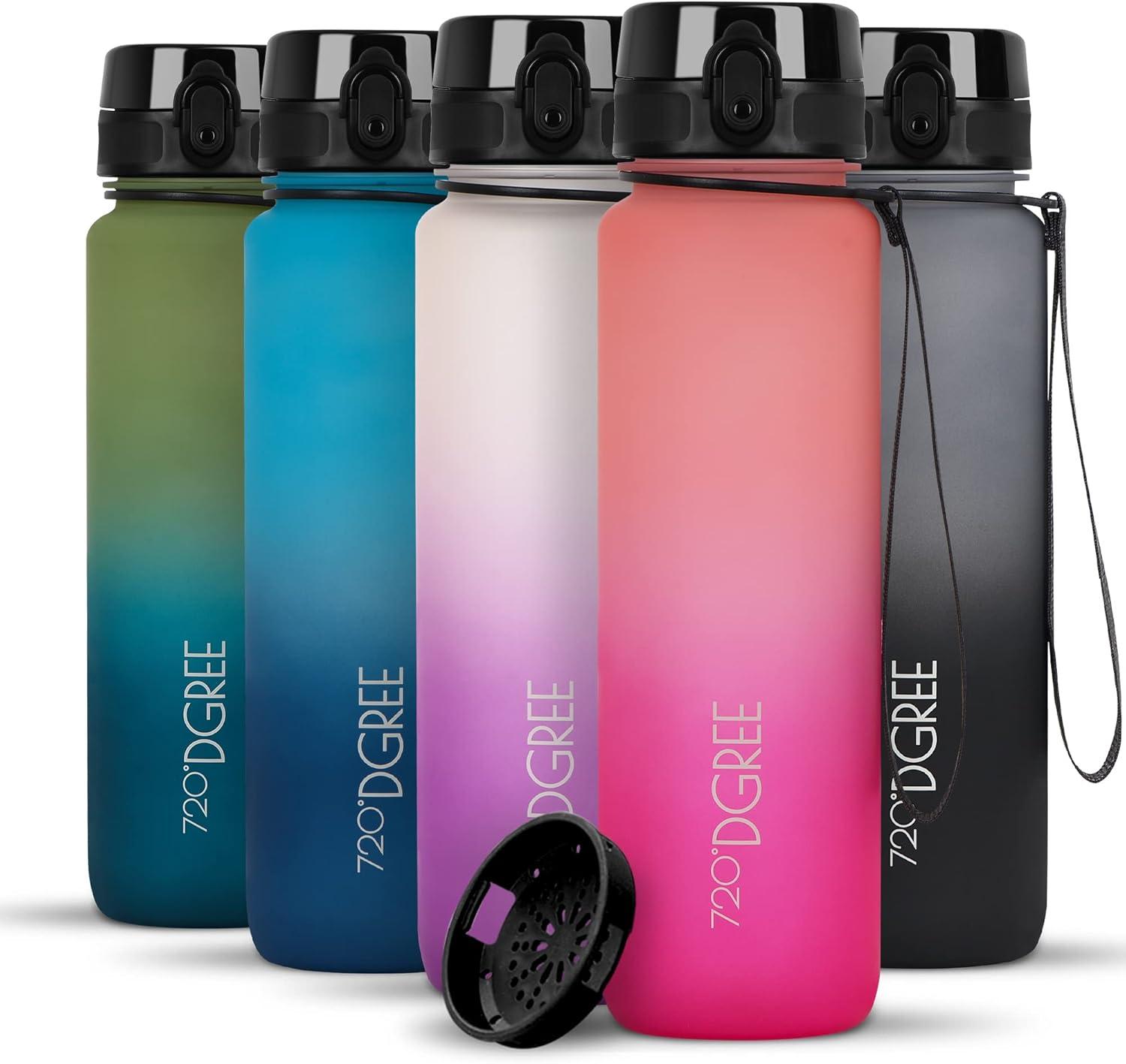 image:image720DGREE Gourde Bouteille dEau uberBottle TamisFruits 350ml 500ml 650ml 1l 15l 2l Sans BPA tanche AntiFuite Rutilisable Lgre Idal pour cole Sport Fitness Gym Travail34 Flamingo Pink Fuchsia Pink Softtouch