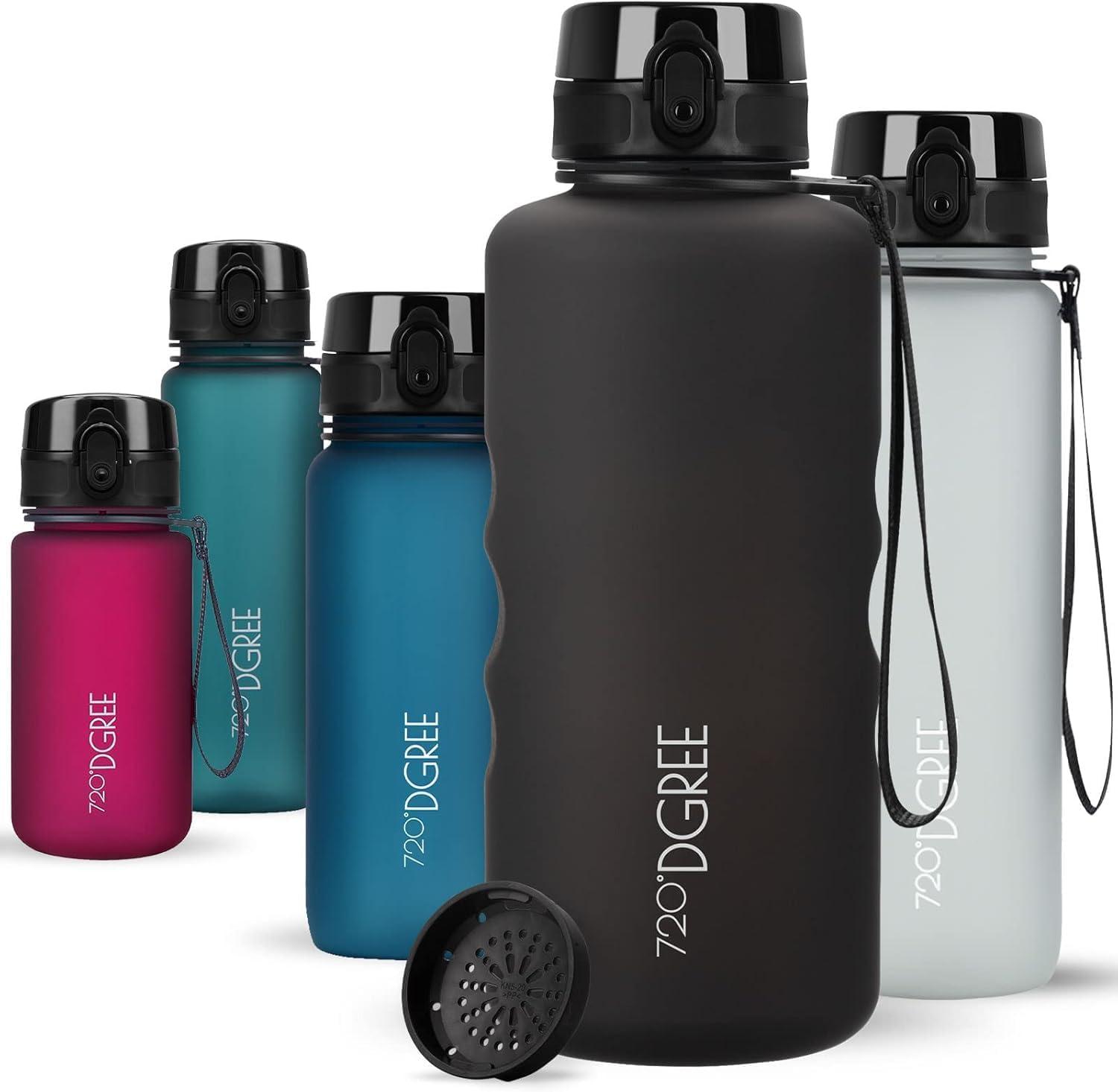 image:image720DGREE Gourde Bouteille dEau uberBottle TamisFruits 350ml 500ml 650ml 1l 15l 2l Sans BPA tanche AntiFuite Rutilisable Lgre Idal pour cole Sport Fitness Gym Travail21 Fuchsia Rose Rose Softtouch