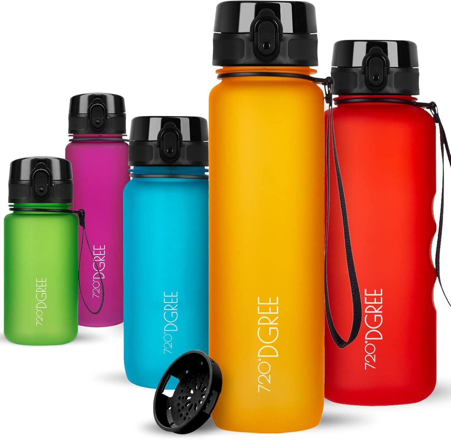 image:image720DGREE Gourde Bouteille dEau uberBottle TamisFruits 350ml 500ml 650ml 1l 15l 2l Sans BPA tanche AntiFuite Rutilisable Lgre Idal pour cole Sport Fitness Gym Travail03 Honey Yellow Jaune Softtouch