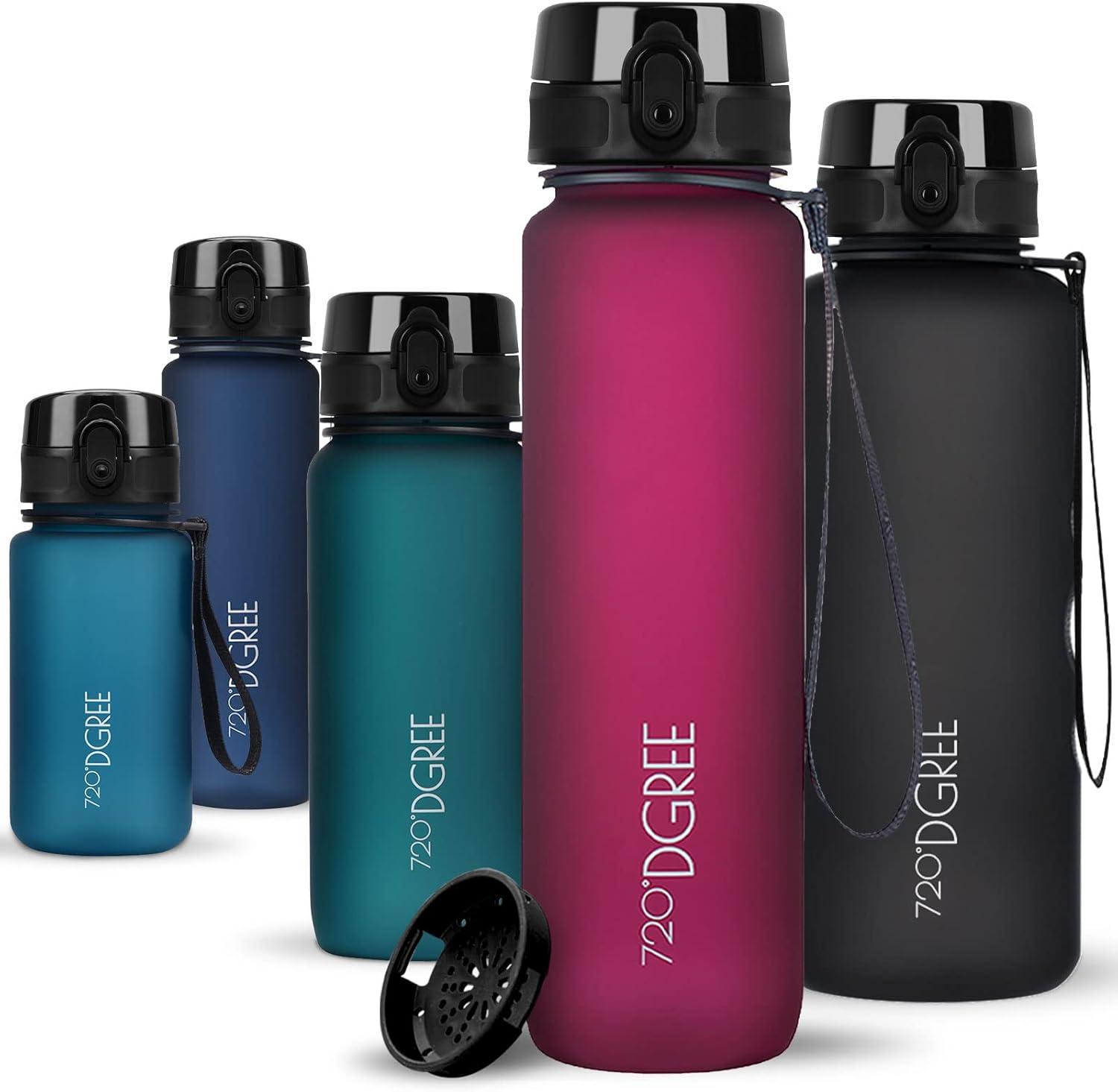 image:image720DGREE Gourde Bouteille dEau uberBottle TamisFruits 350ml 500ml 650ml 1l 15l 2l Sans BPA tanche AntiFuite Rutilisable Lgre Idal pour cole Sport Fitness Gym Travail23 Lavish Plum Rouge Violett Softtouch