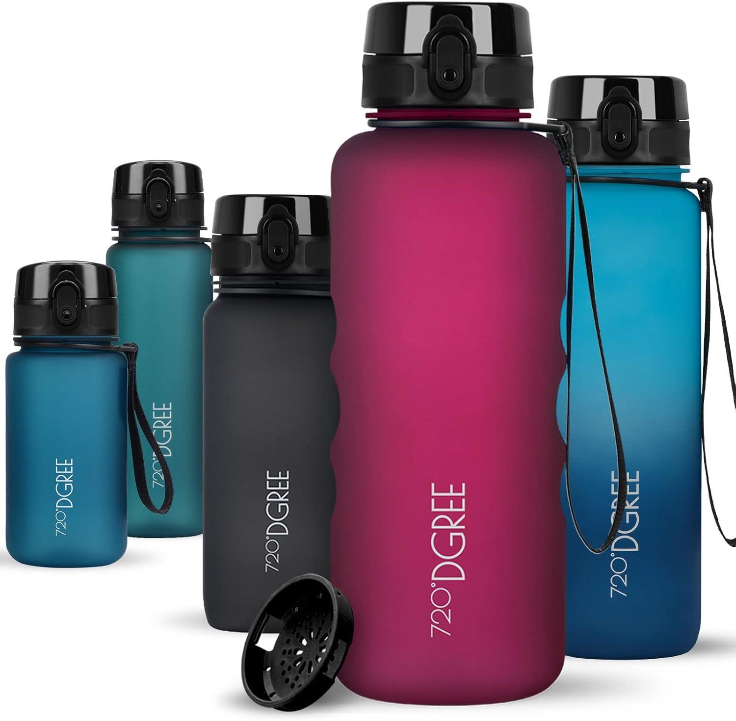image:image720DGREE Gourde Bouteille dEau uberBottle TamisFruits 350ml 500ml 650ml 1l 15l 2l Sans BPA tanche AntiFuite Rutilisable Lgre Idal pour cole Sport Fitness Gym Travail23 Lavish Plum Rouge Violett Softtouch