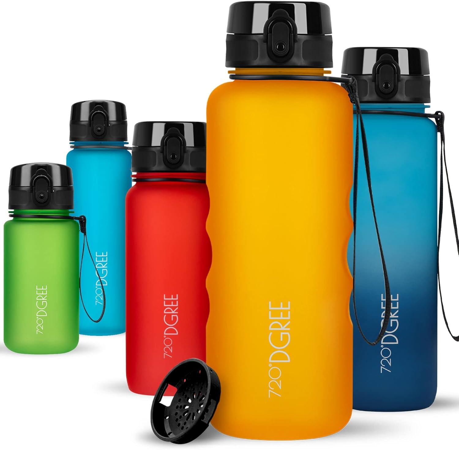 image:image720DGREE Gourde Bouteille dEau uberBottle TamisFruits 350ml 500ml 650ml 1l 15l 2l Sans BPA tanche AntiFuite Rutilisable Lgre Idal pour cole Sport Fitness Gym Travail03 Honey Yellow Jaune Softtouch
