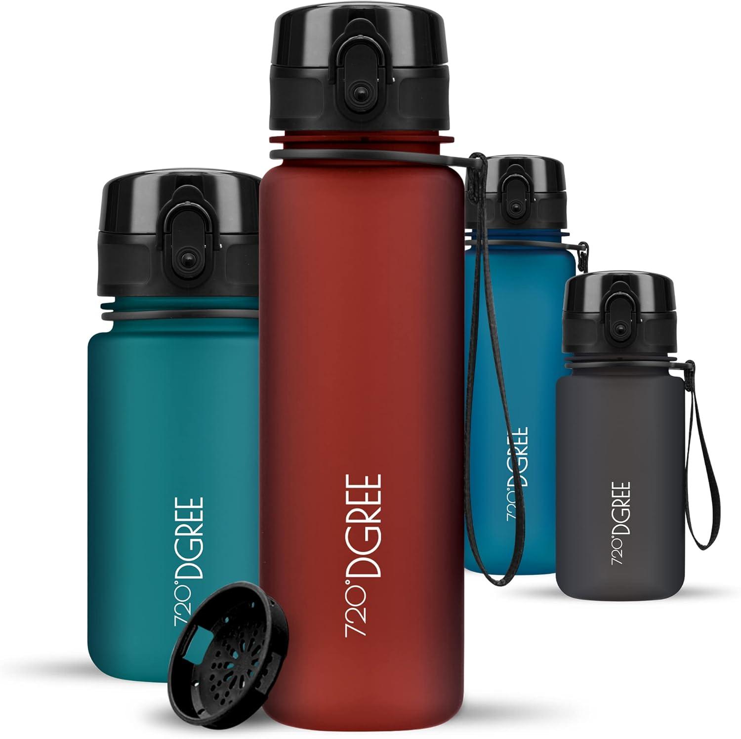 image:image720DGREE Gourde Bouteille dEau uberBottle TamisFruits 350ml 500ml 650ml 1l 15l 2l Sans BPA tanche AntiFuite Rutilisable Lgre Idal pour cole Sport Fitness Gym Travail22 Imperial Red Rouge Softtouch