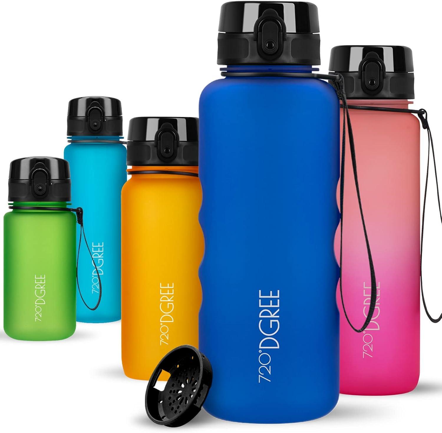 image:image720DGREE Gourde Bouteille dEau uberBottle TamisFruits 350ml 500ml 650ml 1l 15l 2l Sans BPA tanche AntiFuite Rutilisable Lgre Idal pour cole Sport Fitness Gym Travail16 Royal Blue Bleu Softtouch