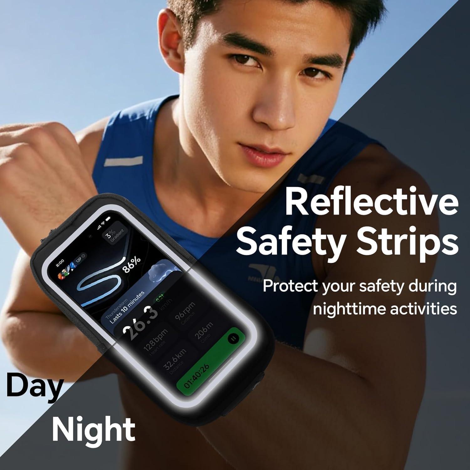 image:imageBrassard de Sports Rglable Poignet de Rsistant leau Tlphones Portables Universel Running Armband Sangle Tlphone Portable pour Jogging Gym Cyclisme Randonne pour iPhone Samsung