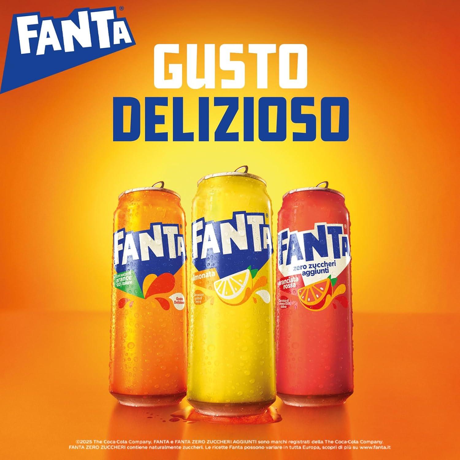 image:imageFanta Zero Sucres Got orange avec jus dorange italienne sans sucre ajout et conservateur 100 recyclable got rafrachissant 24 botes de 330 ml