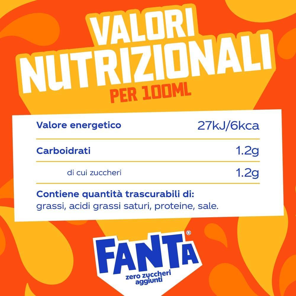 image:imageFanta Zero Sucres Got orange avec jus dorange italienne sans sucre ajout et conservateur 100 recyclable got rafrachissant 24 botes de 330 ml