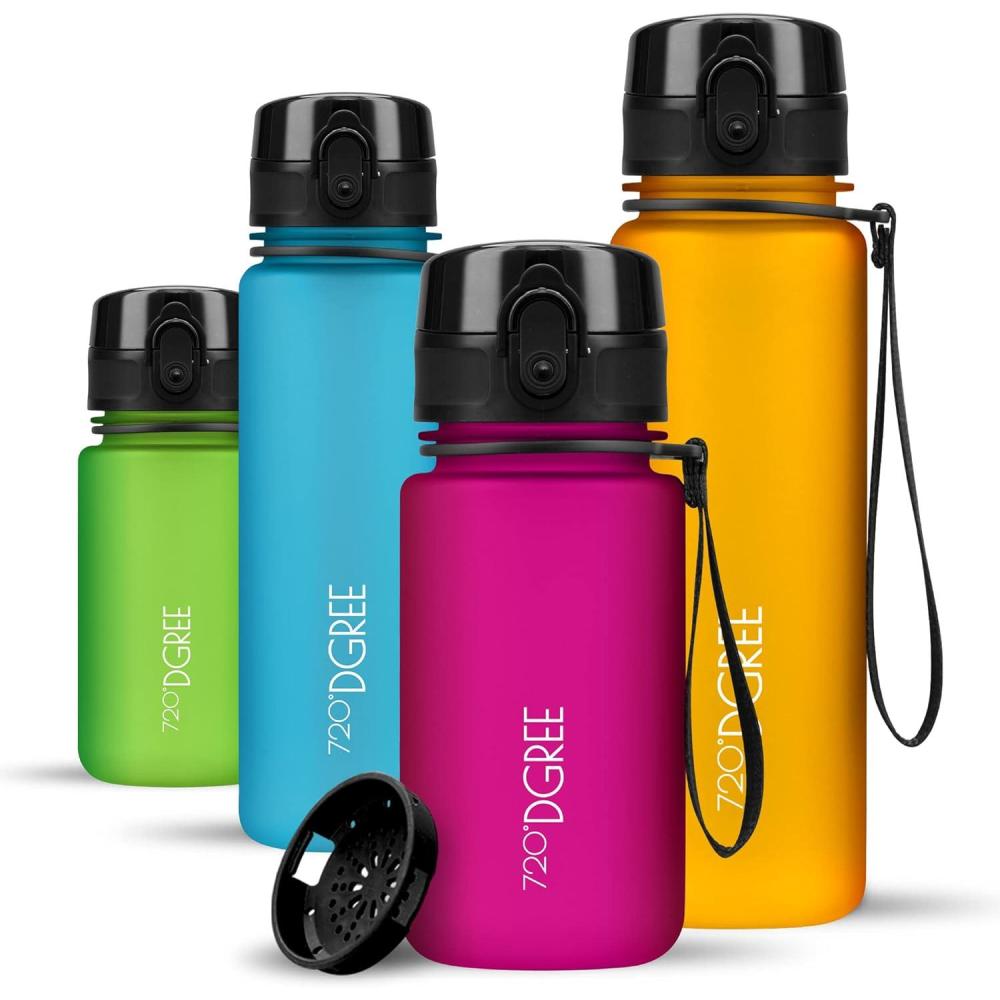 image:image720DGREE Gourde Bouteille dEau uberBottle TamisFruits 350ml 500ml 650ml 1l 15l 2l Sans BPA tanche AntiFuite Rutilisable Lgre Idal pour cole Sport Fitness Gym Travail21 Fuchsia Rose Rose Softtouch