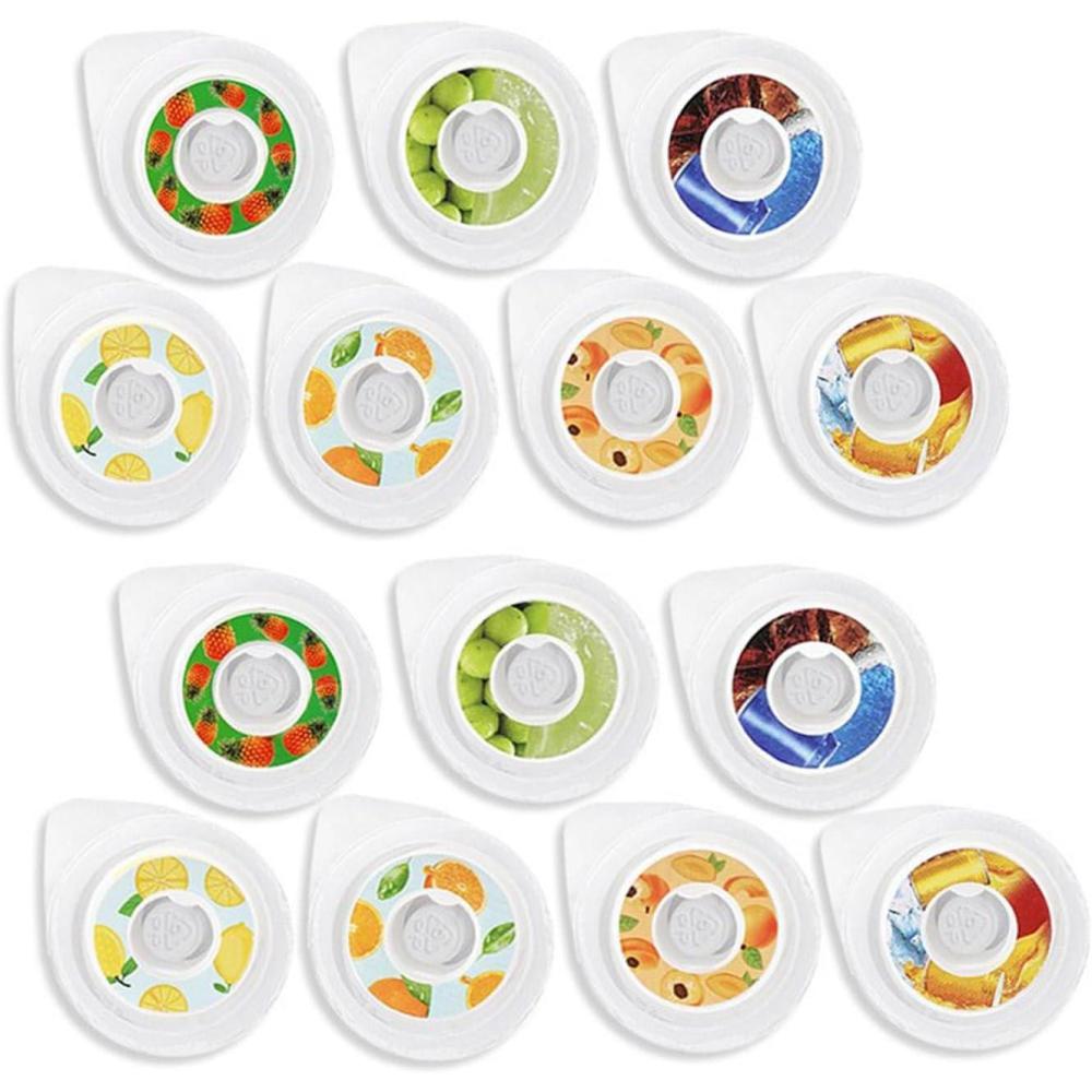image:imageGourde Sport avec Lot de 7 capsules aromatiques pour bouteille deau Pods parfums pour eau aromatique 0 sucre Sans BPA bouteille deau tanche pour gymcourse piedCamping et randonn 14pod14pod
