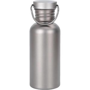 Bouteille De Sports En Titane – Bouteille De Titane Résistant À La Chaleur, Hydratation Sportive Bothing Bouteille, Boisson À Cyclisme À Haute Température Pour Les Voyages, L&rsquo;alpinisme, La Rand(500ml)