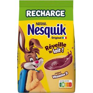 Nesquik – Chocolat en Poudre, Eco-Recharge – 430g (L’emballage peut varier)(Jaune)