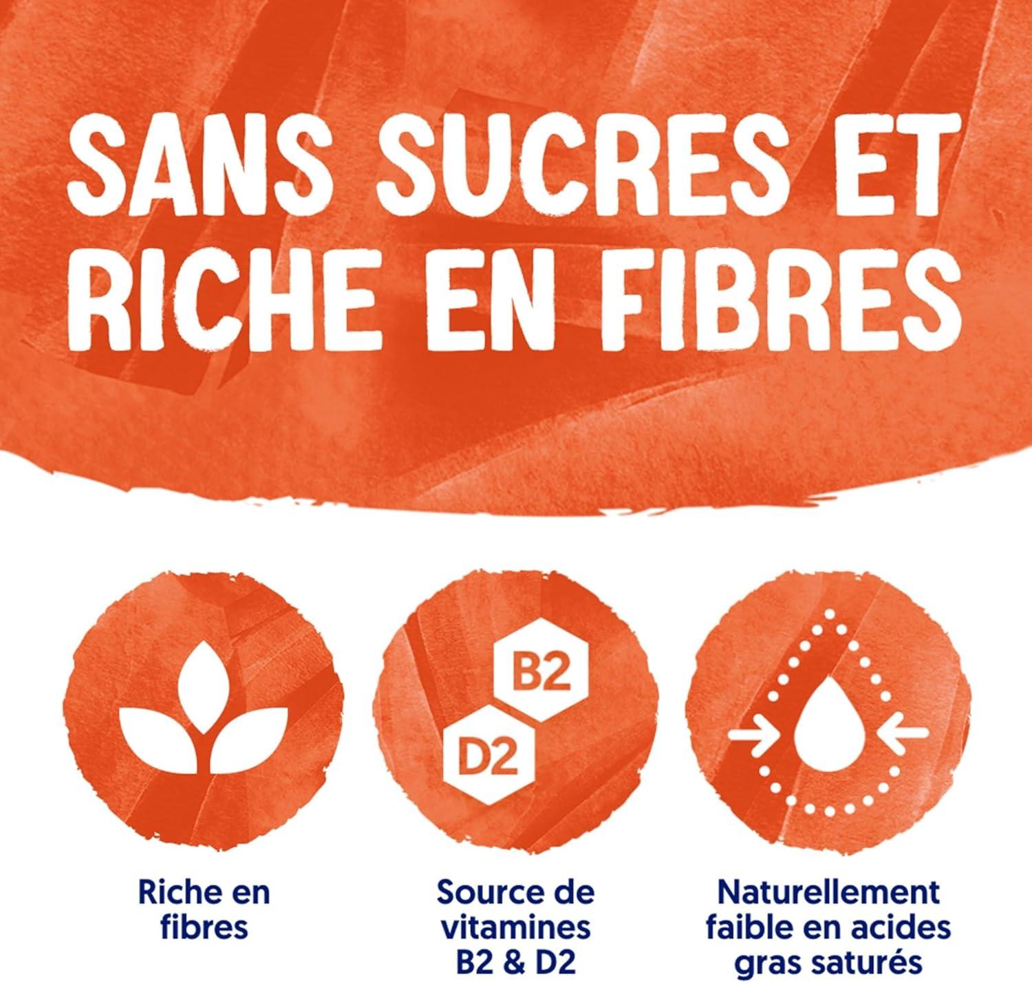 image:imageAlpro Boisson Vgtale Avoine Sans Sucres 1L Lot de 8x1L