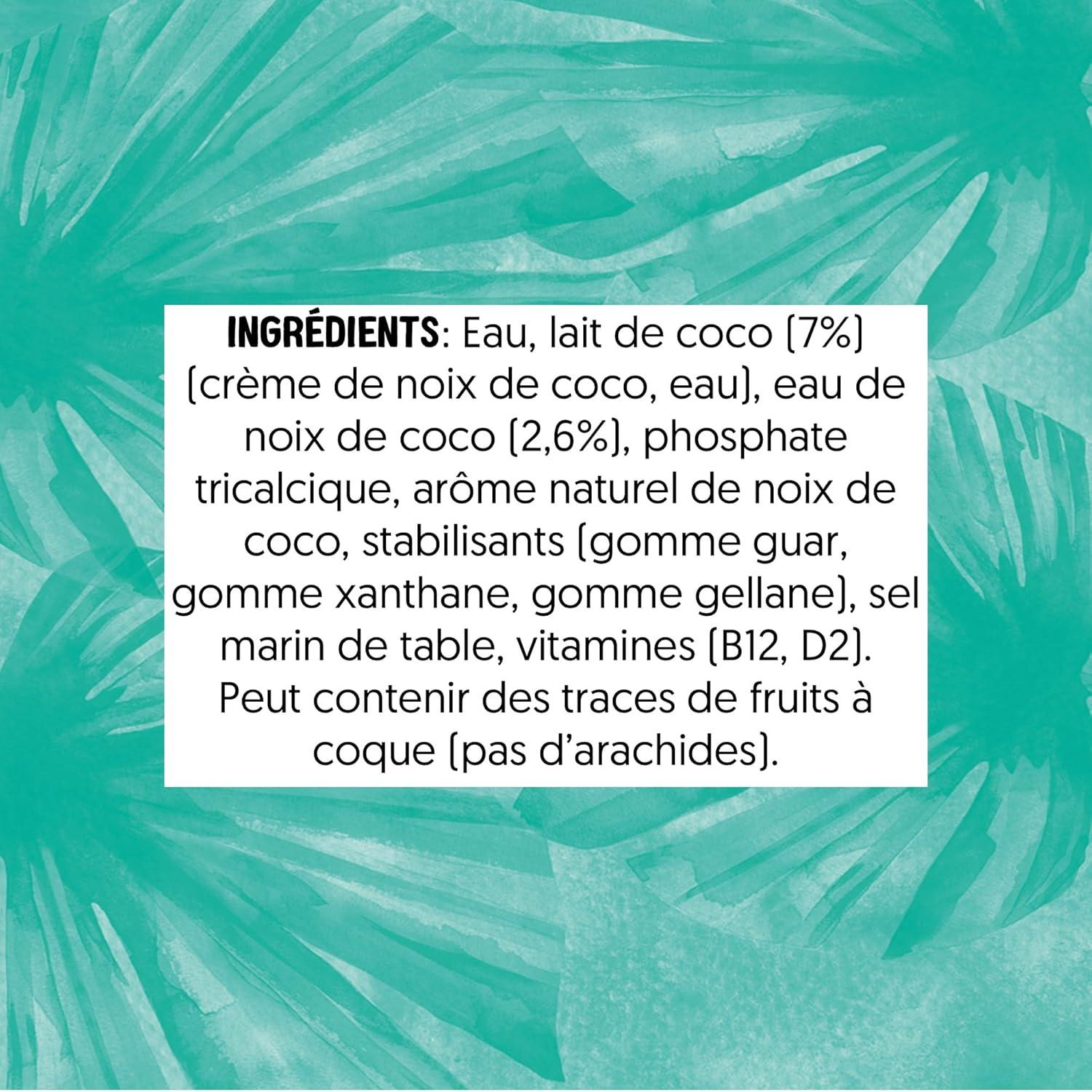 image:imageAlpro Boisson Vgtale Coco Sans Sucres 1L Lot de 8x1L