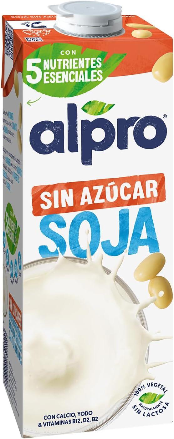 image:imageAlpro Boisson vgtale Soja sans sucres 1L Lot de 8x1L