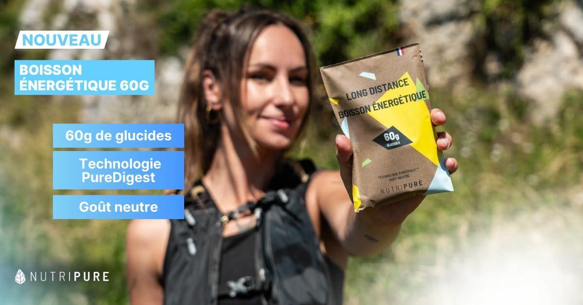image:imageBoisson nergtique Long Distance 60g Formule experte pour les efforts gt1h30 60g de glucides BCAA lectrolytes pour performance et confort digestif