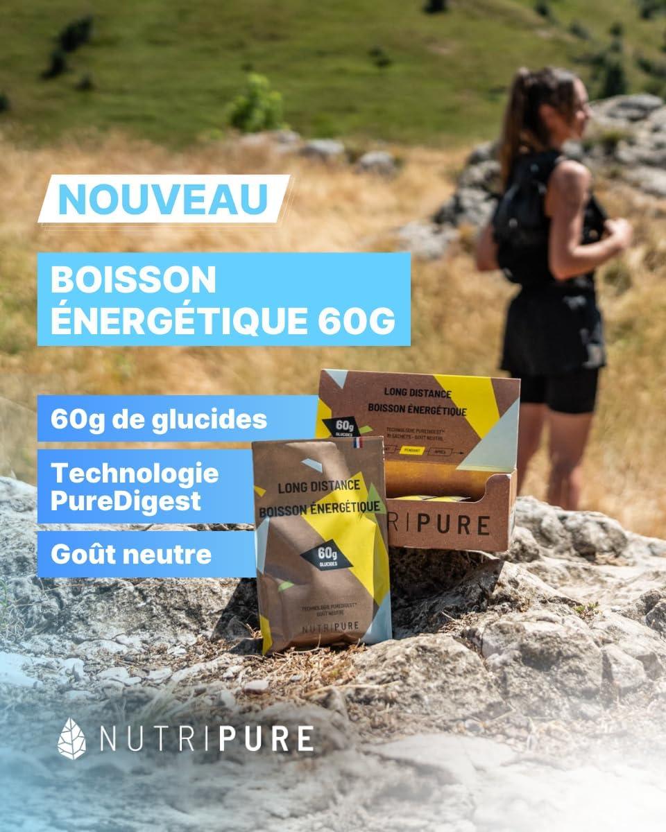 image:imageBoisson nergtique Long Distance 60g Formule experte pour les efforts gt1h30 60g de glucides BCAA lectrolytes pour performance et confort digestif
