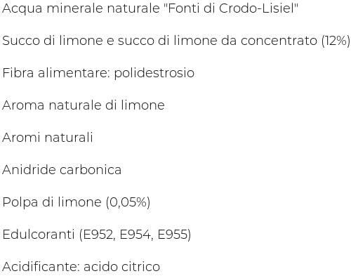 image:imageLemonsoda zro rafrachissement de la boisson au citron limonade sans sucre ajout boisson gazeuse italienne aromatisation au citron sans sucre 24x 33cl Italian Gourmet polpa 400g