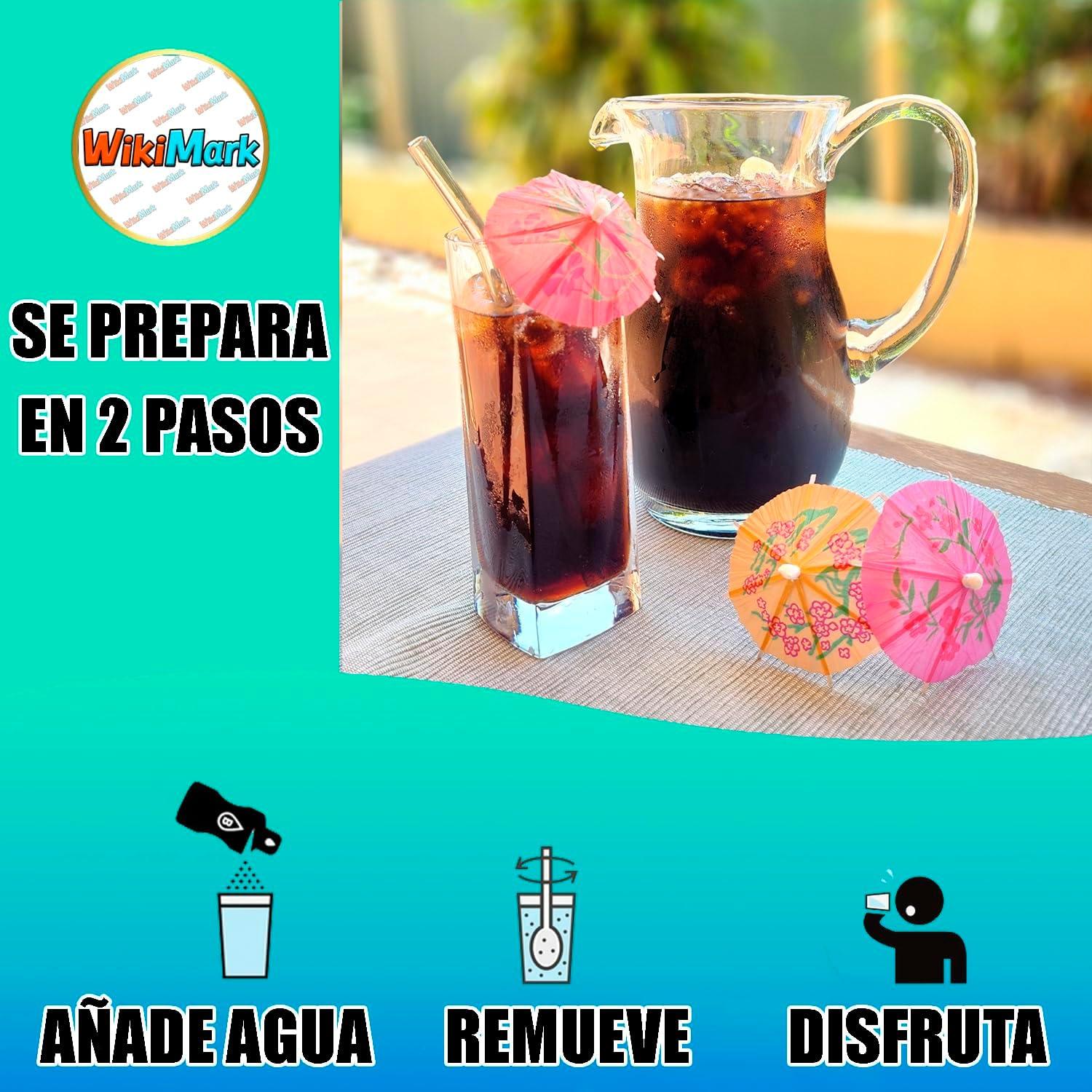 image:imageLot de boissons Bolero 24 sachets de 9 g Saveur COLA Hydratant la vitamine C sans sucre Carte de 100 conseils sant et mode de vie sain x WikiMark 24 sachets Carte de 100 conseils COLA