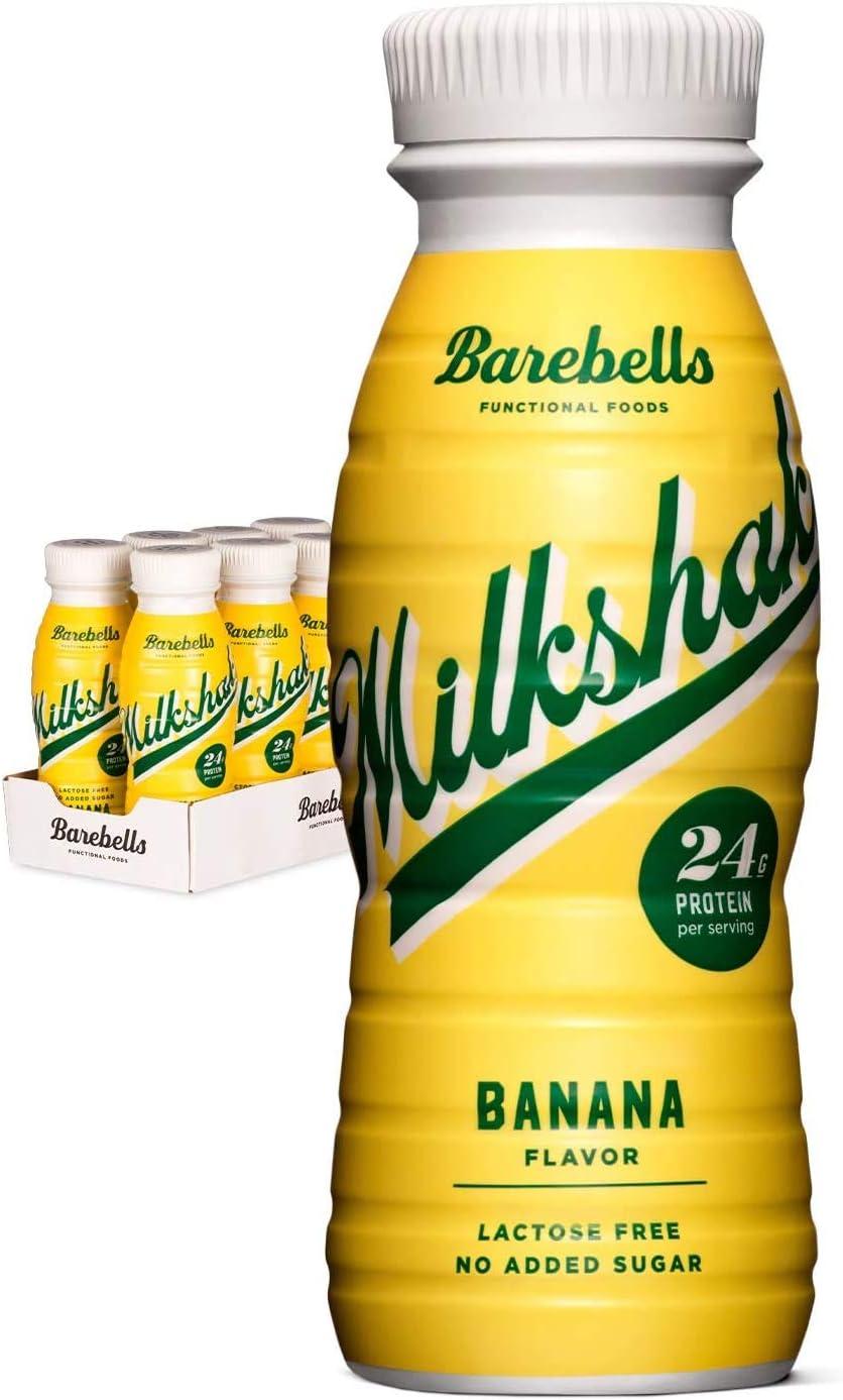 image:imageMilkshake protin Barebells Cookies amp Cream 8 x 330 ml 24 g de protines Sans sucre ajout Sans lactose Boisson onctueuse au dlicieux got cookies amp creamBanane