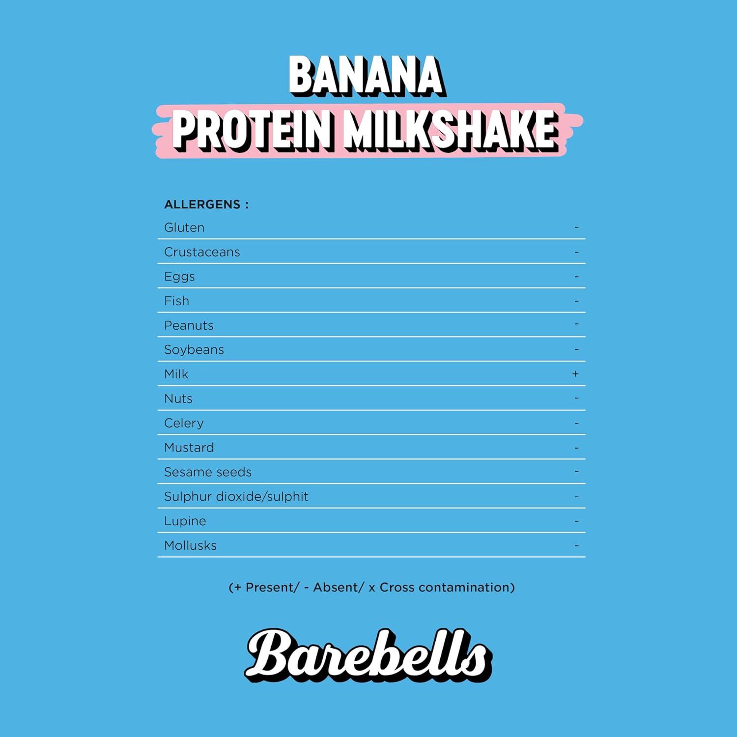 image:imageMilkshake protin Barebells Cookies amp Cream 8 x 330 ml 24 g de protines Sans sucre ajout Sans lactose Boisson onctueuse au dlicieux got cookies amp creamBanane