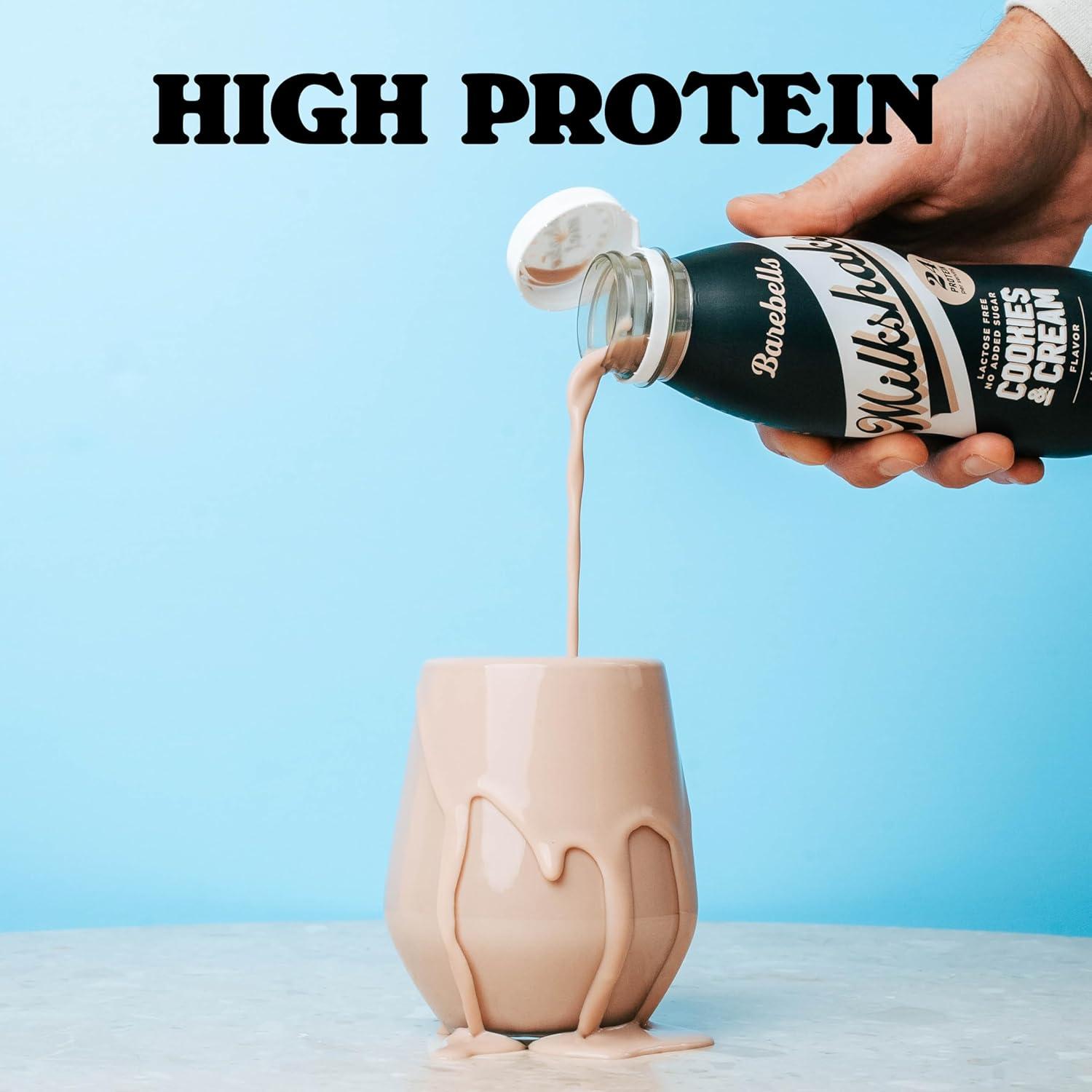 image:imageMilkshake protin Barebells Cookies amp Cream 8 x 330 ml 24 g de protines Sans sucre ajout Sans lactose Boisson onctueuse au dlicieux got cookies amp creamBiscuit et crme
