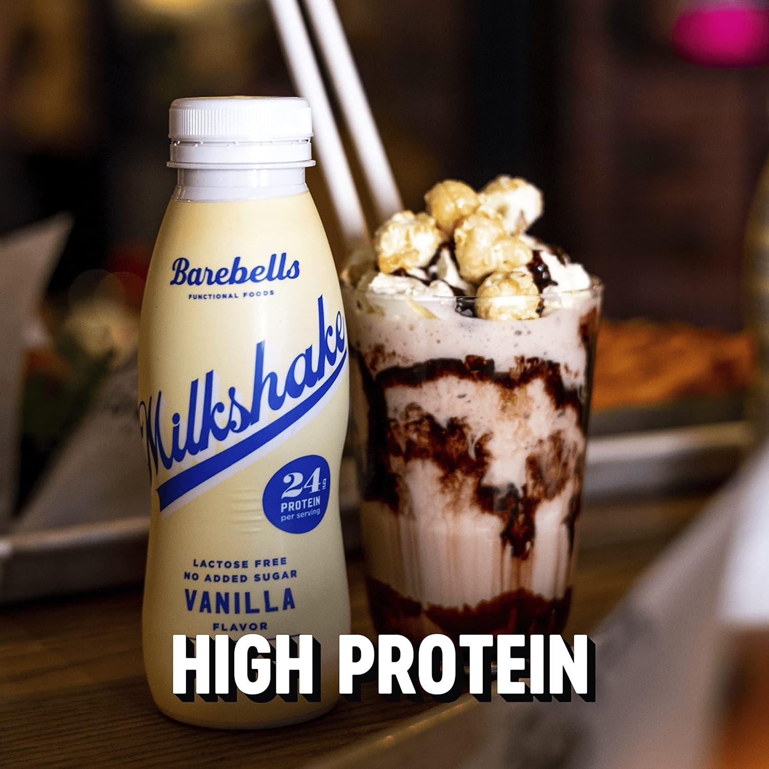 image:imageMilkshake protin Barebells Cookies amp Cream 8 x 330 ml 24 g de protines Sans sucre ajout Sans lactose Boisson onctueuse au dlicieux got cookies amp creamVanille