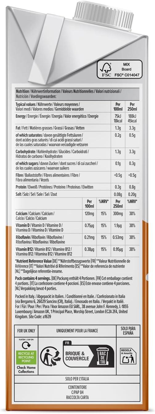 image:imageby Amazon Sans Sucres Ajouts Boisson lamande 6 x 1L