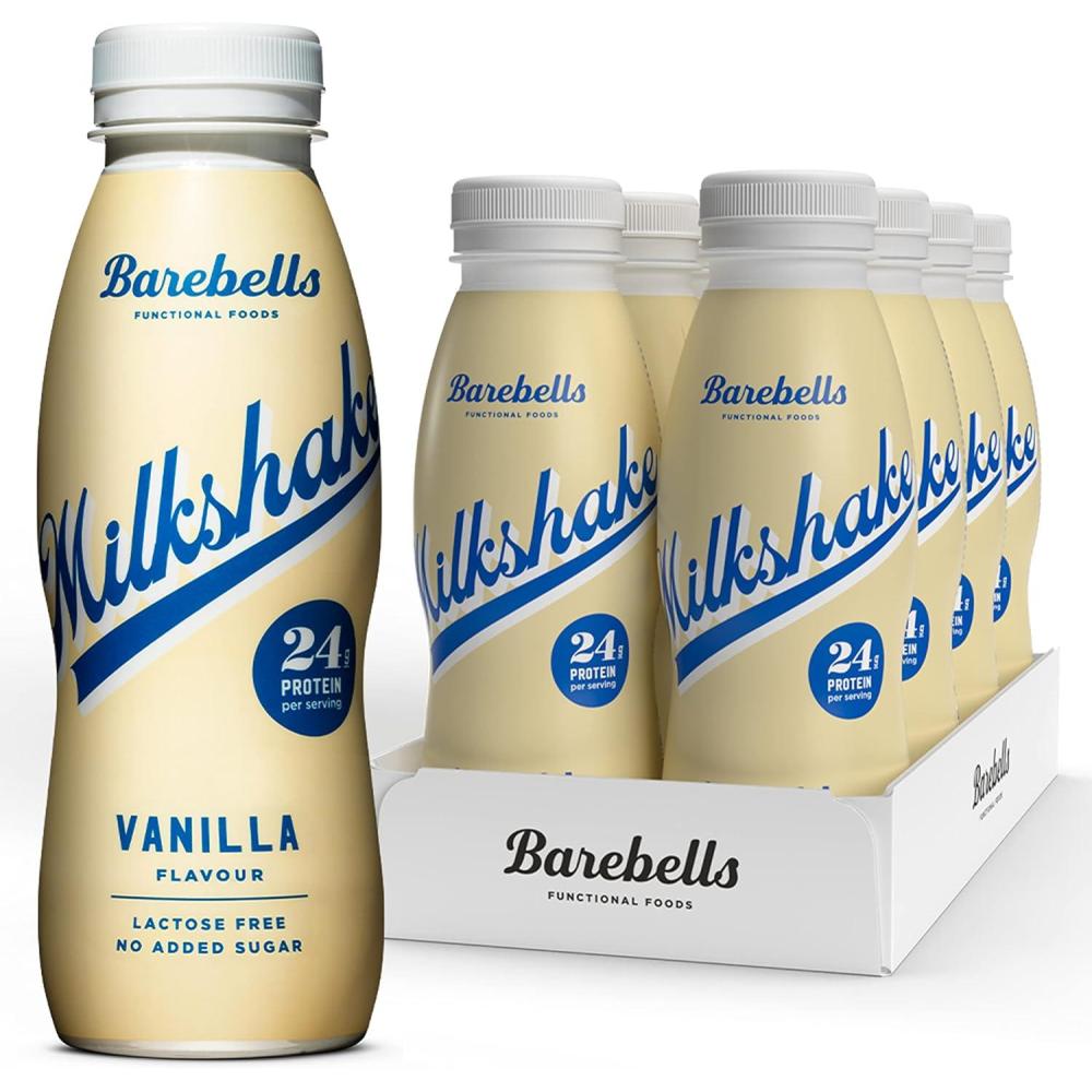 image:imageMilkshake protin Barebells Cookies amp Cream 8 x 330 ml 24 g de protines Sans sucre ajout Sans lactose Boisson onctueuse au dlicieux got cookies amp creamVanille