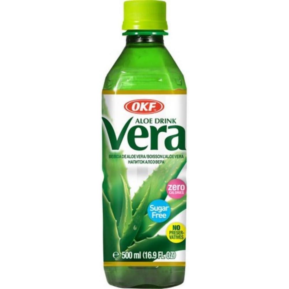 image:imageOKF Boisson Aloe Vera sans Sucre 500 ml 05 kg Pack de 20
