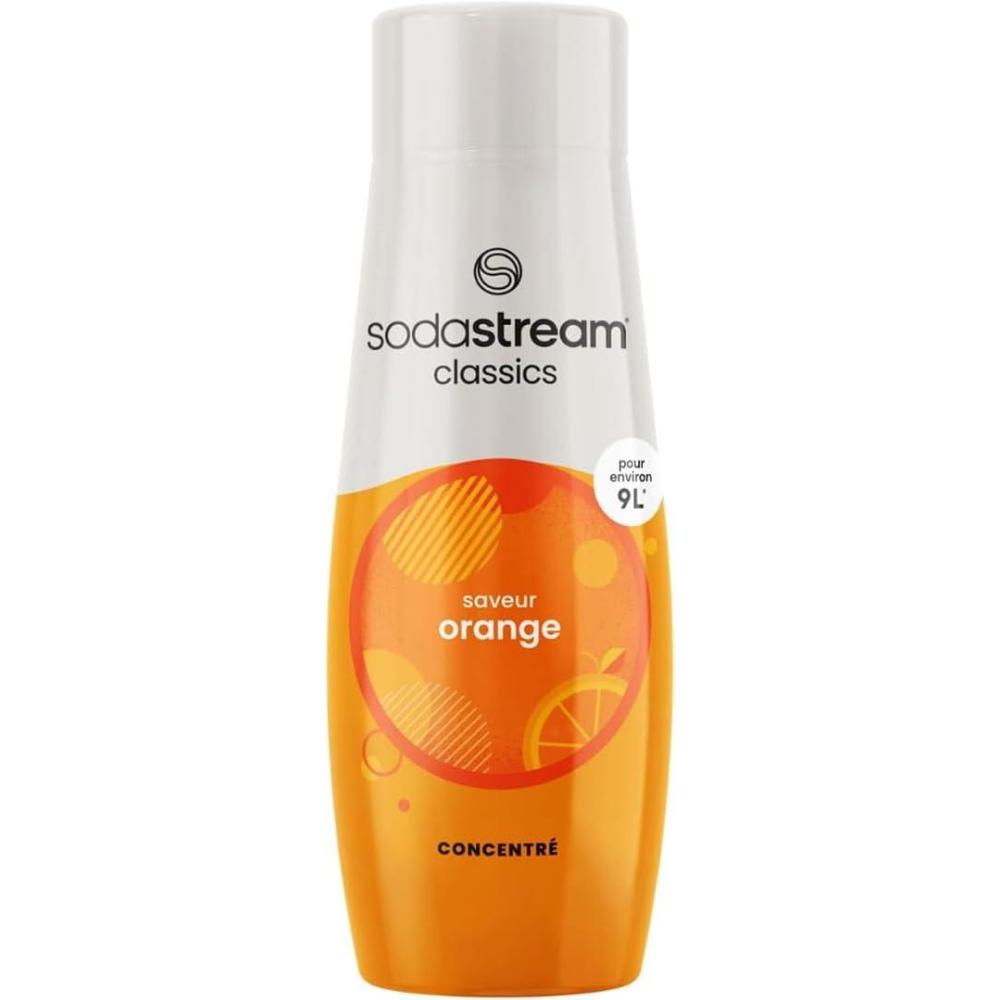 image:imageSodaStream Concentr Agrumes Sans Sucres pour Machine Eau Ptillante et Soda Prparez jusqu 9 Litres de Soda aux Agrumes en Quelques Secondes 440mlOrange