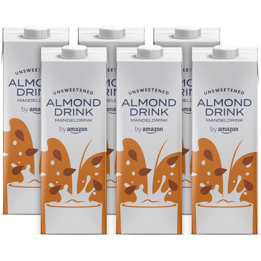 image:imageby Amazon Sans Sucres Ajouts Boisson lamande 6 x 1L