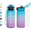 17oz-500ml | Paille | Bleu + Lilas