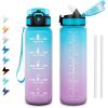 32oz-1000ml | Paille | Bleu + Lilas